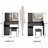 Makeup Vanity Desk with LED Mirror, Spacious Drawer, and Comfortable Stool for Ultimate Beauty Routine-1176433648