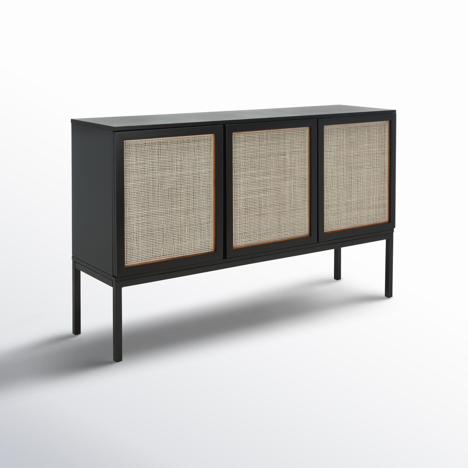 Ehren Mahogany Sideboard, Black/Black