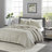 Cream Cotton Bedding Sets, Reversible Quilt With Anti-microbial Treatment