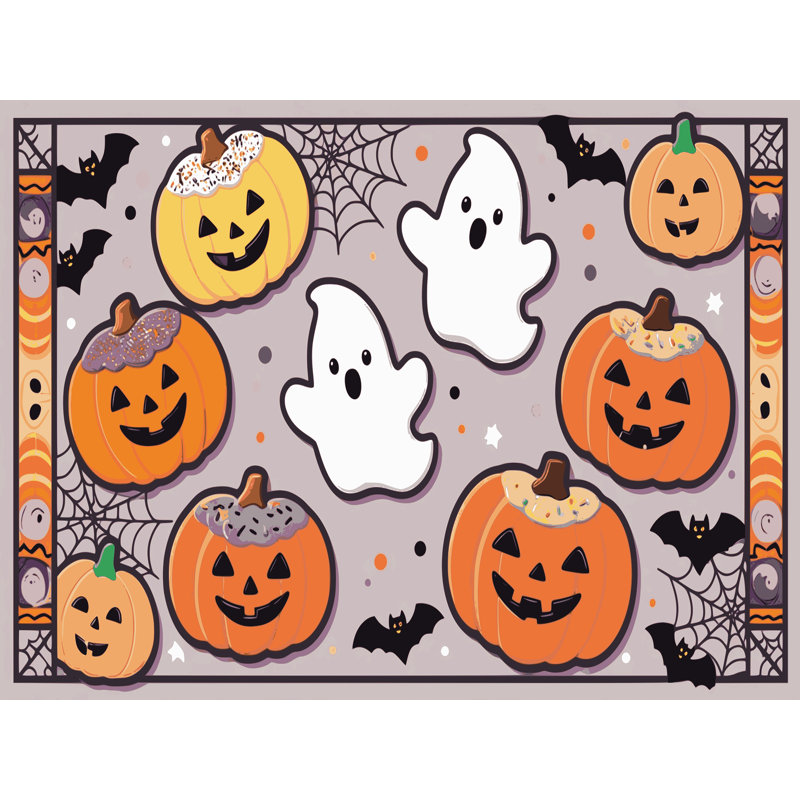 Tapis de Noël lavable The Holiday Aisle®, Rectangulaire 2 pi x 3 pi
