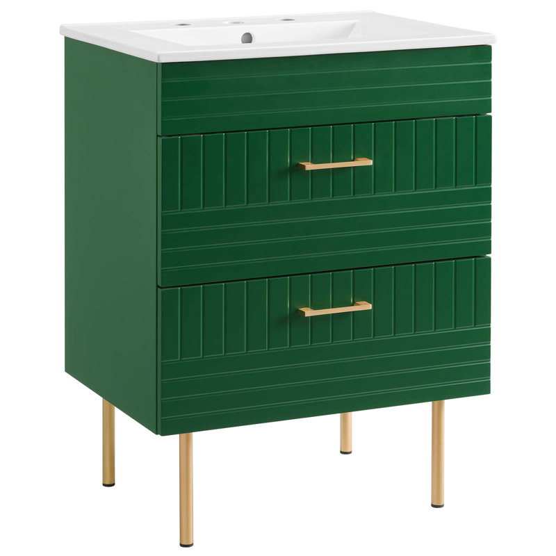 Daybreak 24" Bathroom Vanity, Green
