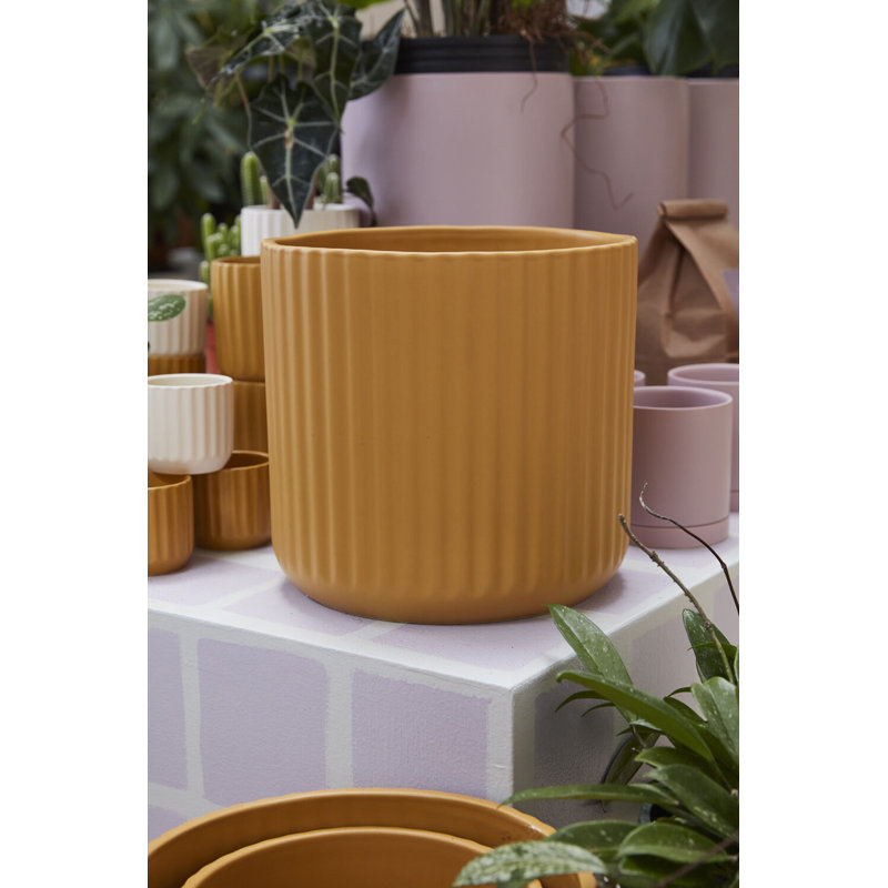 Beam Pot, H 10,75 po x l 11,25 po x P 11,25 po, Orange