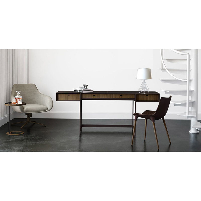 Lampe de table géométrique 25 po Anaya, blanc