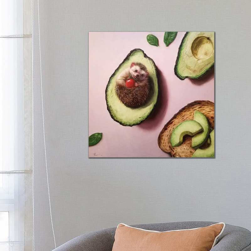 Avocado Toast by Lucia Heffernan - Print on Canvas, Wrapped Canvas, 45.72 cm H x 45.72 cm W x 3.175 cm D