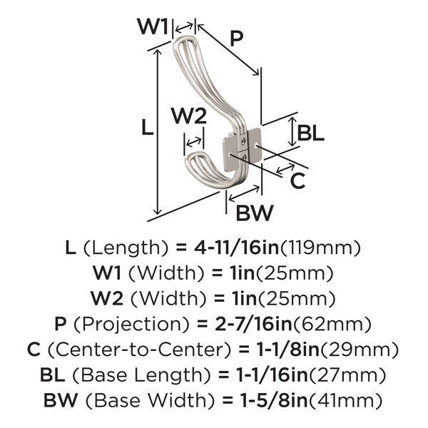 Dimensions du produit