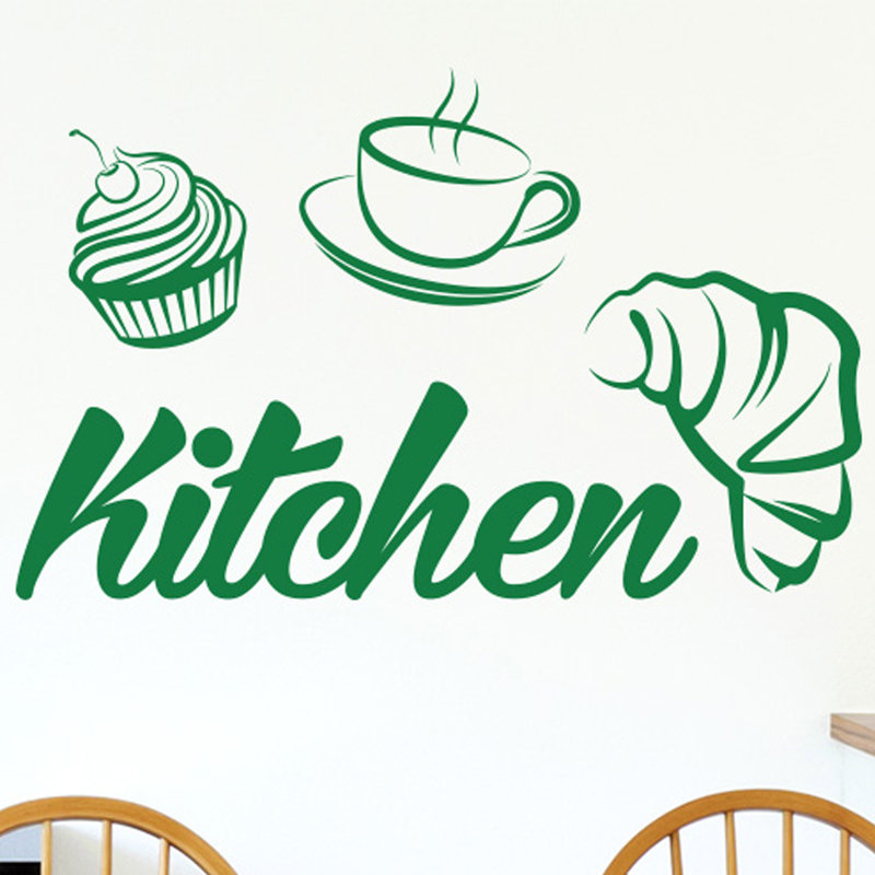 Food & Beverage Wall Decal, Green