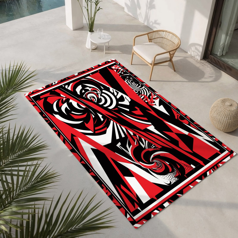 Tapis intérieur et extérieur Astral Mirage, Rectangle 1 pi 6 po x 2 pi 6 po