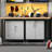 Heavy Duty Steel Garage Storage Cabinet System | 5-Piece Modular Workshop Set with Rolling Tool Cabinets & Lockable Wall Cabinets | Easy Assembly Garage Organization for Tools & Equipment