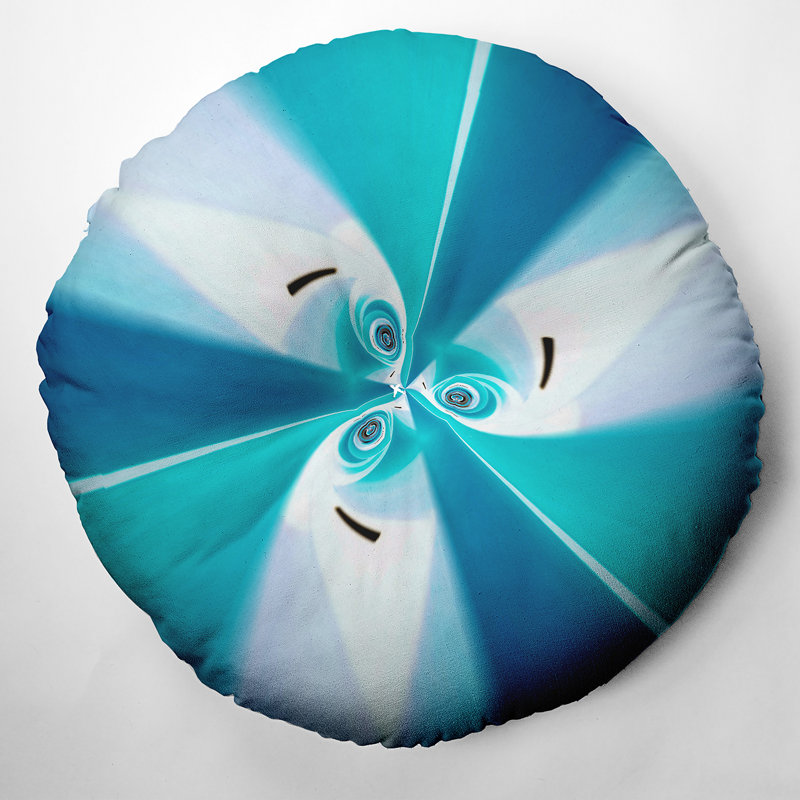 112_Oreiller de sol touffeté à motif de poutre de glace, 30 po x 30 po