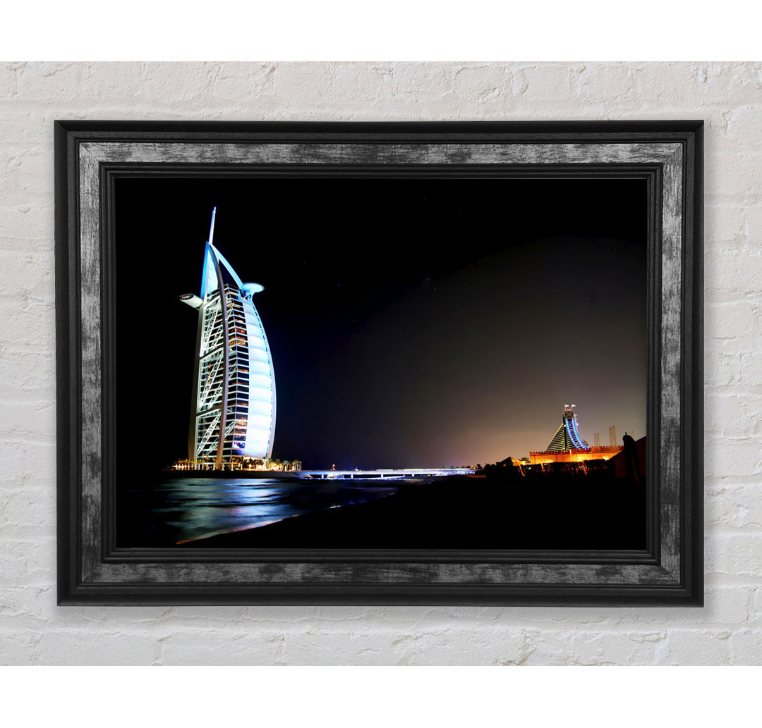 Dubai Ocean Nights - Bilderrahmen Kunstdrucke