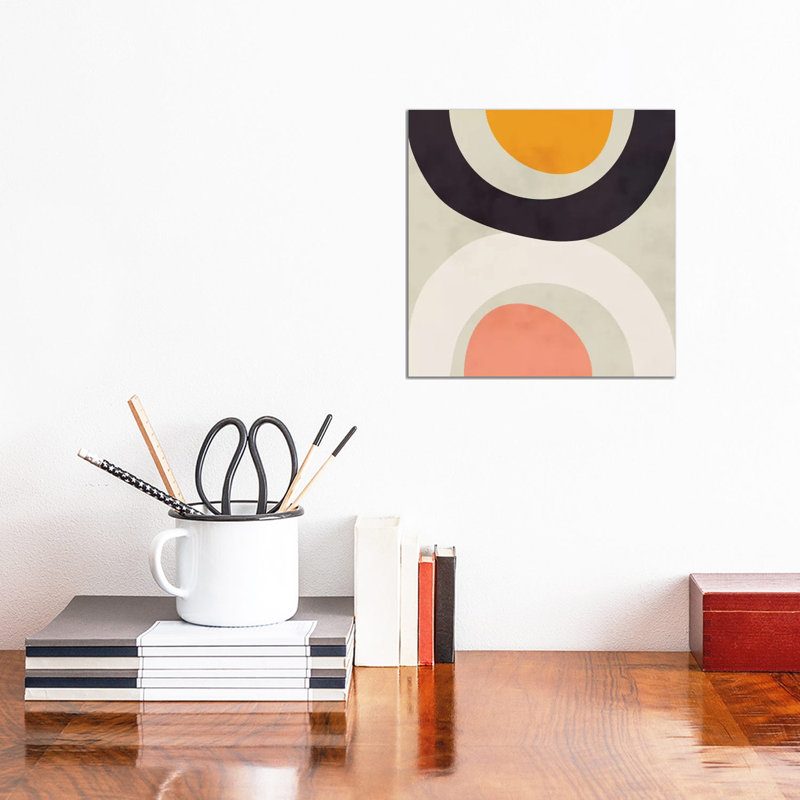 «Geometric Art II» par Ana Rut Bré - impression d'art graphique, Toile tendue, Aucun mat, H 12 po x l 12 po x P 1,5 po