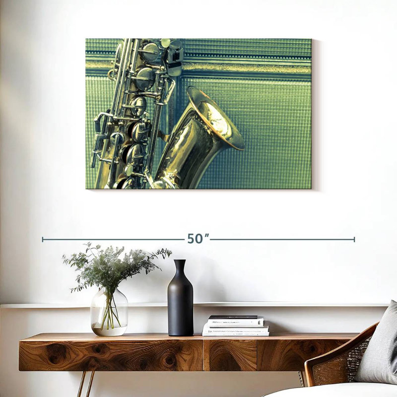 Saxophone Abarca, H 24 po x l 36 po