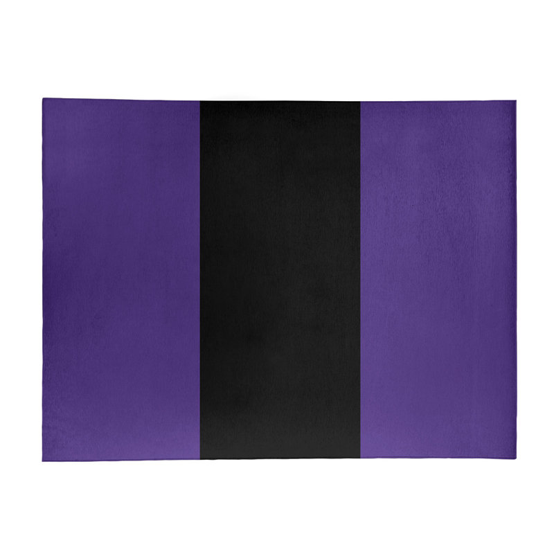 Tapis mauve/noir, Rectangle 9 pi x 12 pi