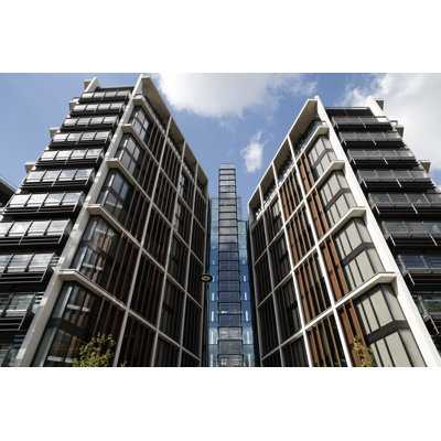 Modern Flats In London - Wrapped Canvas Print