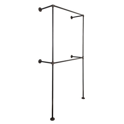 Antria 38.5'' Metal Industrial Pipe Clothing Rack