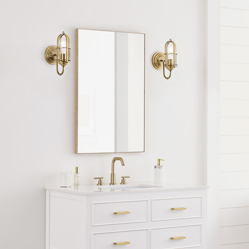 Anning Armed Sconce, Dark Antique Brass