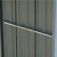 334cm W x 83cm D Metal Log Store