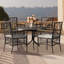 Chaise de patio avec coussins