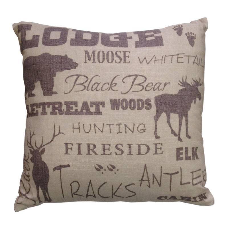 Lodge Throw Pillow