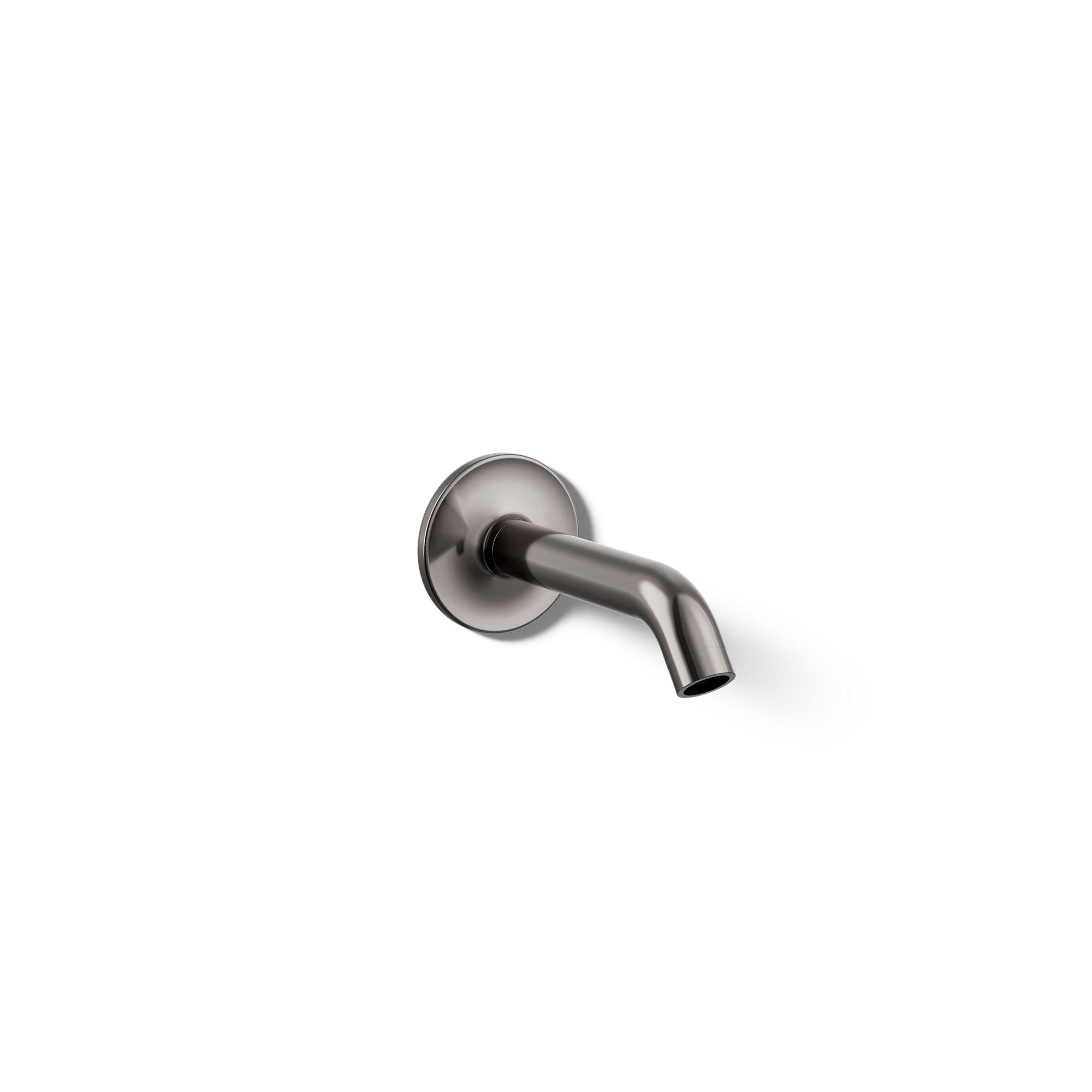 Purist Wall Mount Non Diverter Bath Tub Spout, Vibrant Titanium
