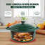 Casserole de 6 pte, 500 ° F, résistante à la chaleur avec couvercle autoportant pour toutes les surfaces de cuisson-120143214
