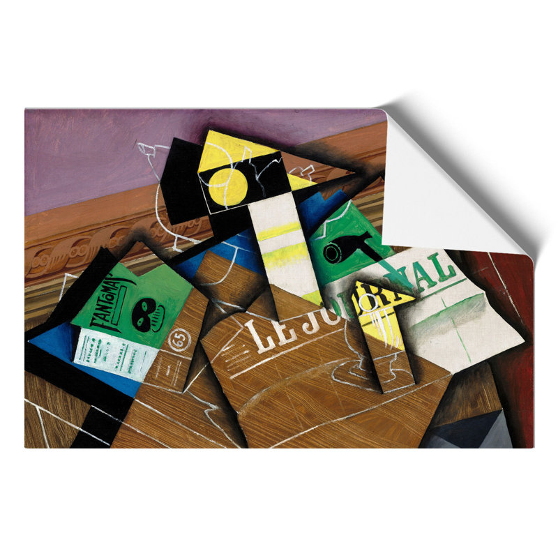 Fantomas by Juan Gris - Unframed Graphic Art, 42cm H x 59cm W x 0.1cm D