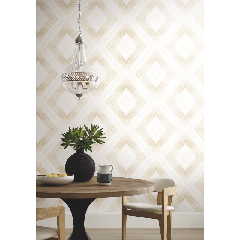 Geometric Wallpaper Double Roll, Desert
