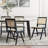 Arondell Solid Wood Cane Side Chair-1040276126