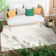 Marshanna Leif Nordic Geometric Pattern Indoor Outdoor Ivory Flatweave