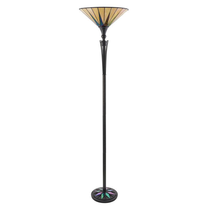 Sylvan 175.5cm Black Torchiere Floor Lamp