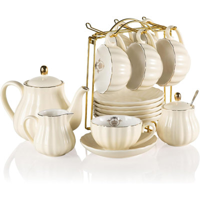 Porcelain tea set