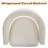 Modern Chenille Swivel Barrel Armchair with Accent Pillow-1993151024