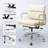 Genuine Leather Conference Chair with Polished Frame-574126375