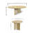Natural Marble Coffee Table Set-1106865166