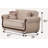 Zaylee Fabric 67'' Reception Loveseat-439121376