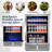 24'' 150 Can Freestanding/Built-in Reversible Door Hinge Beverage Refrigerator