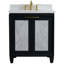 Ensemble de meuble-lavabo simple 31 "avec miroir Schreck-324459764
