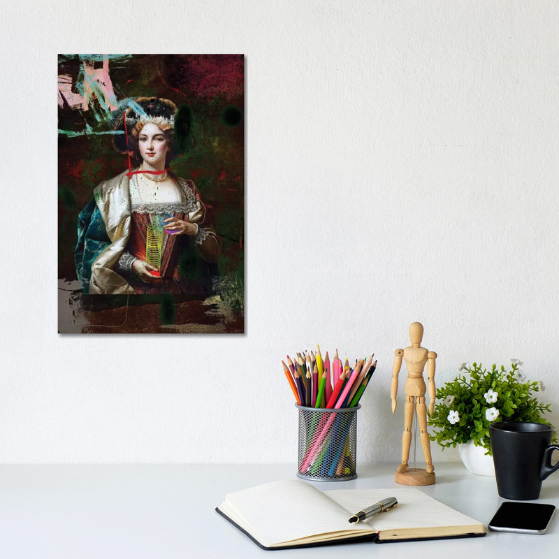 Slinky by José Luis Guerrero - Wrapped Canvas Painting, 20.32 cm H x 30.48 cm W