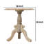 Table de bout en bois massif