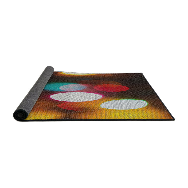 Tapis brun Huma, Rond 5 pi