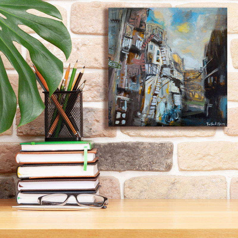  «Streets Of Portland 2» par Erin McGee Ferrell, art mural sur toile, 12 po x 12 po