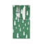 Excelsa table runner with napkins Green Winter cotton green