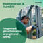 Toughened Greenhouse Glass 610mm X 457mm Weather Resistant, Clear Safety Panels-123168130