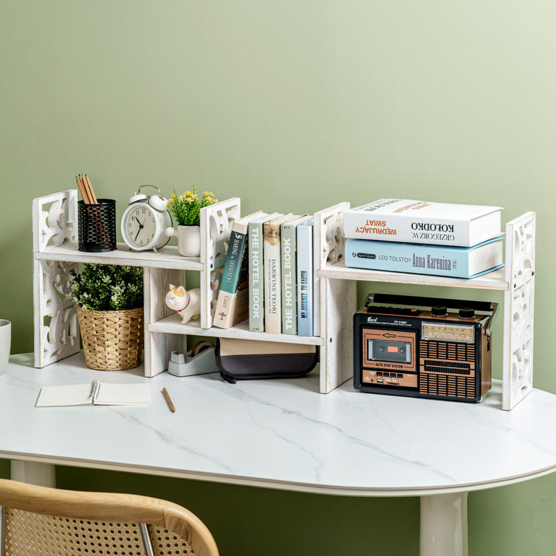 Expandable Solid Wood Desk Organizer