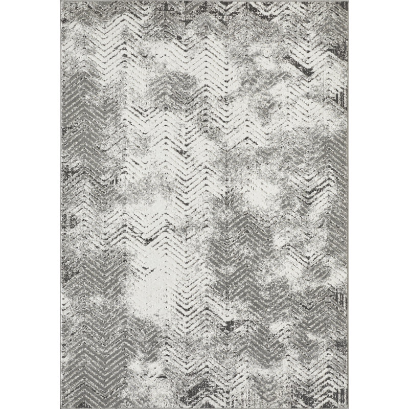 Sabera Chevron Indoor Rug, Rectangle 9'10" x 12'10"