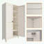 Armoire avec serrure, 2 portes et tablettes réglables-1198603118-1198603104