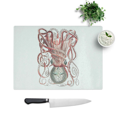 Tempered Glass Cuttlefish Chopping Board