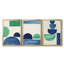 Elementary Shapes I - Toile tendue avec châssis sur mesure - 3 pièces-2062178426-2062178406