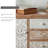 Brown+White Solid + Manufactured Wood Sideboard