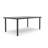 Jasper Rectangular Metal Outdoor Dining Table , 73'' in. W 44'' in. D